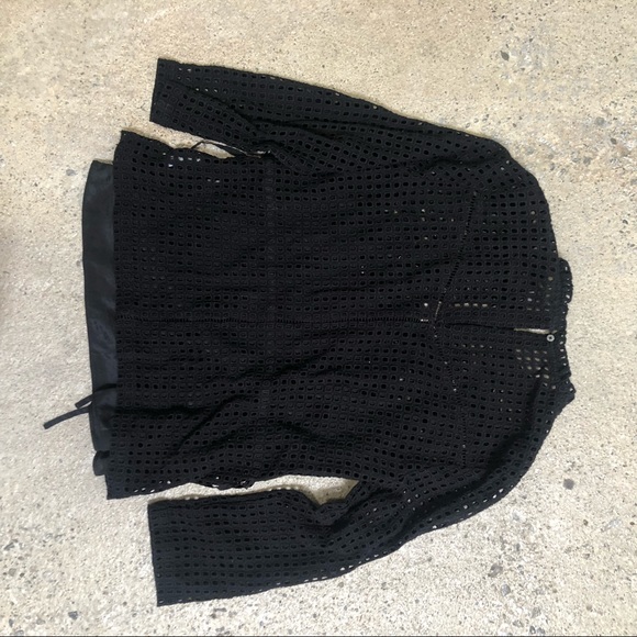 NWT Black J. Crew Point Sur Eyelet Top - Picture 3 of 3